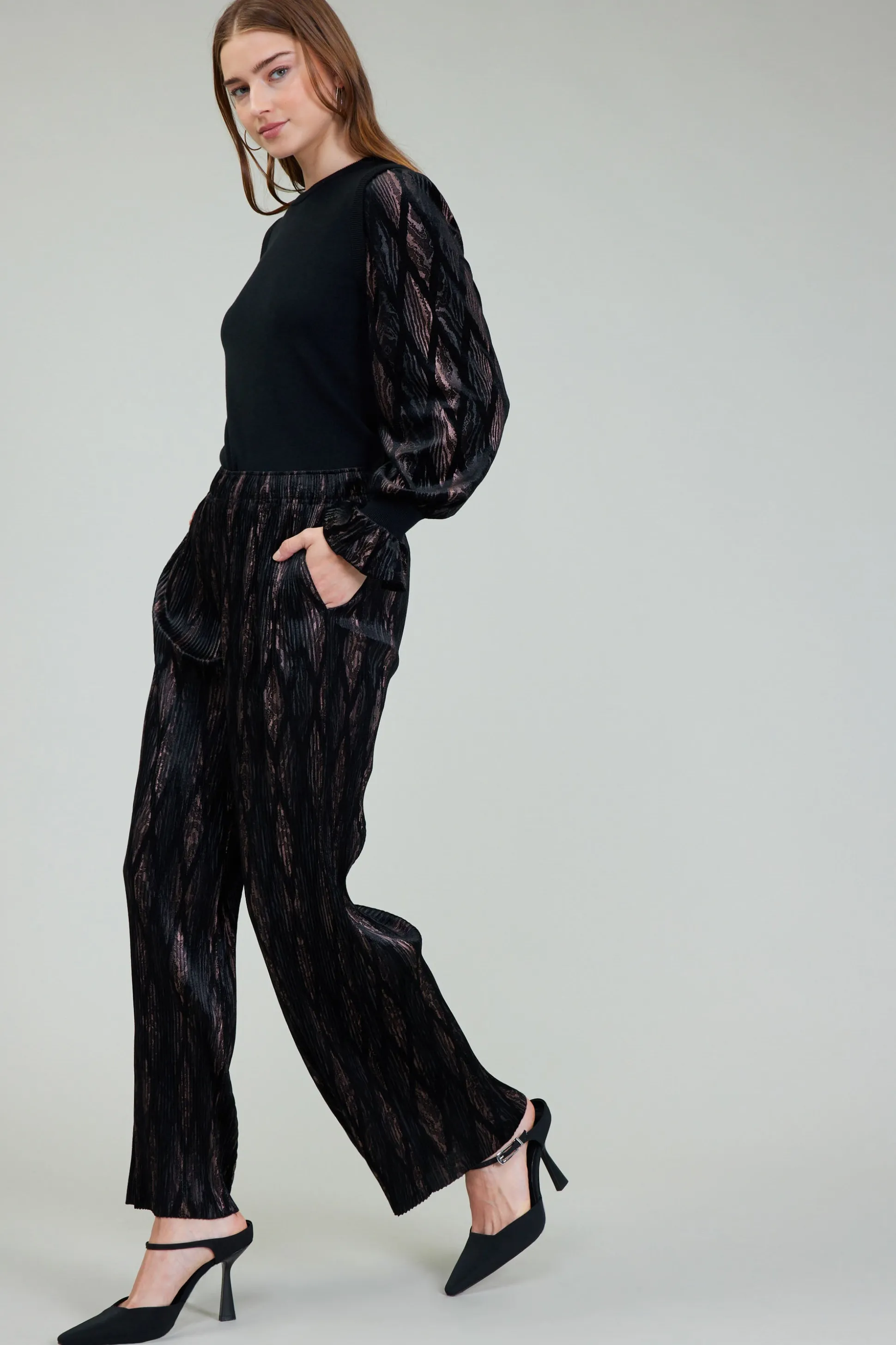 Elastic Waist Long Pants<Current Air Discount