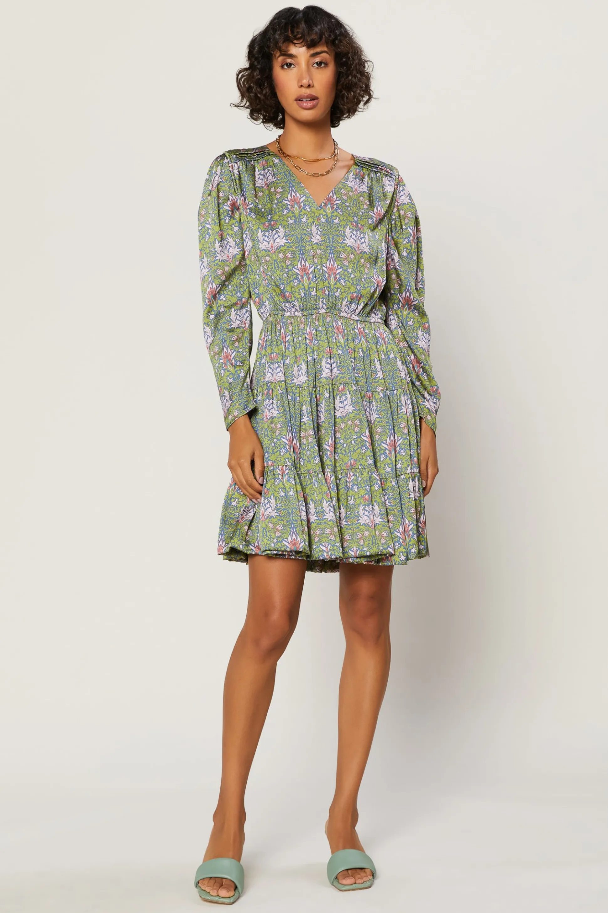 Tile Print Mini Dress<Current Air Hot