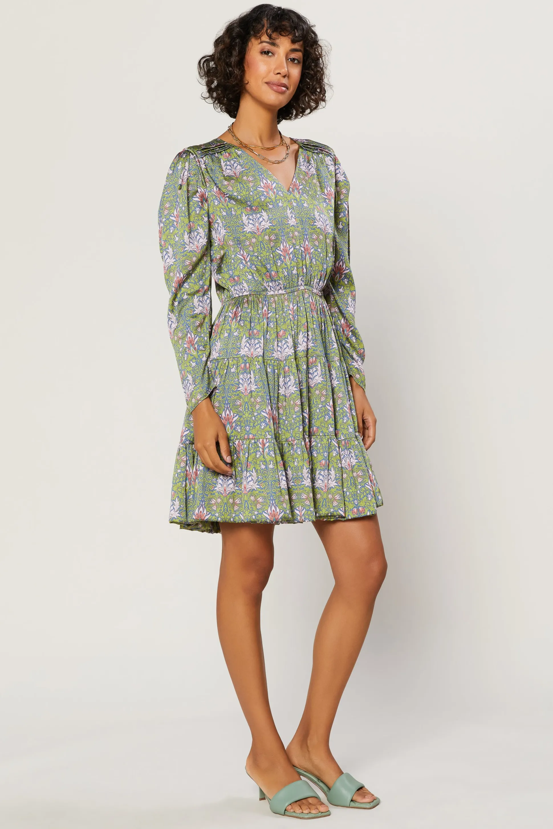 Tile Print Mini Dress<Current Air Hot