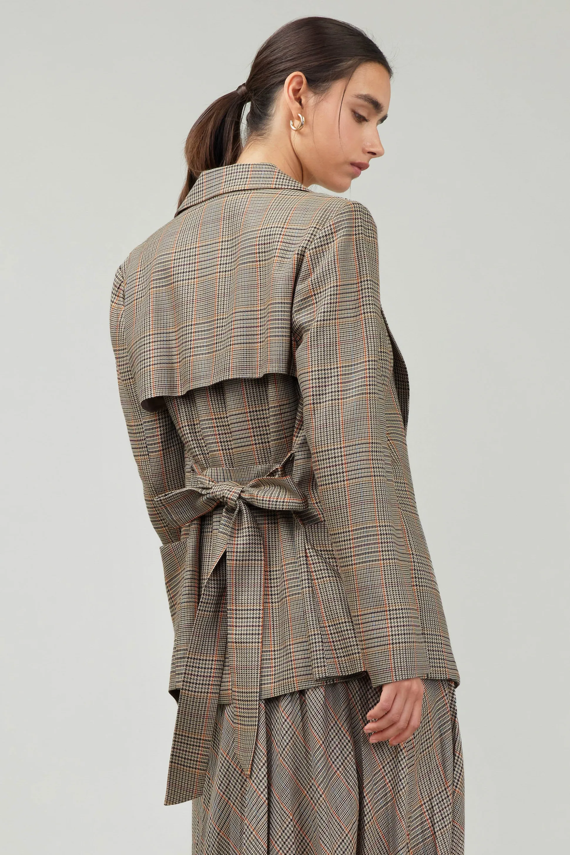 Plaid Layered Jacket<Current Air Clearance