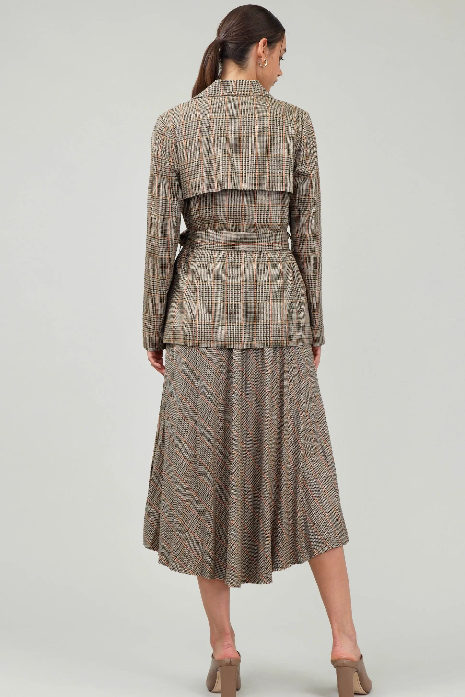 Plaid Layered Jacket<Current Air Clearance