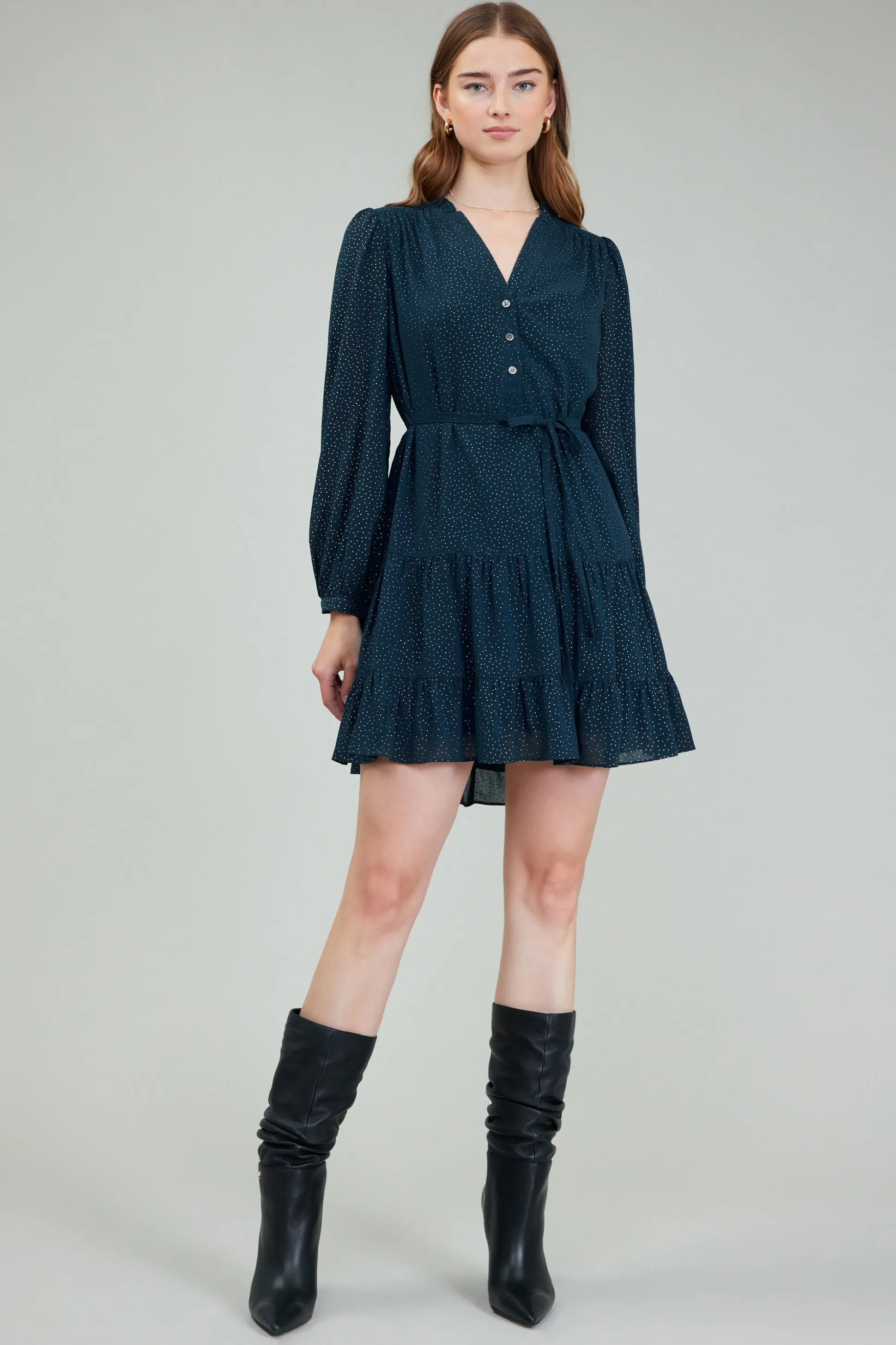 Sparkle Mini Dress<Current Air Hot