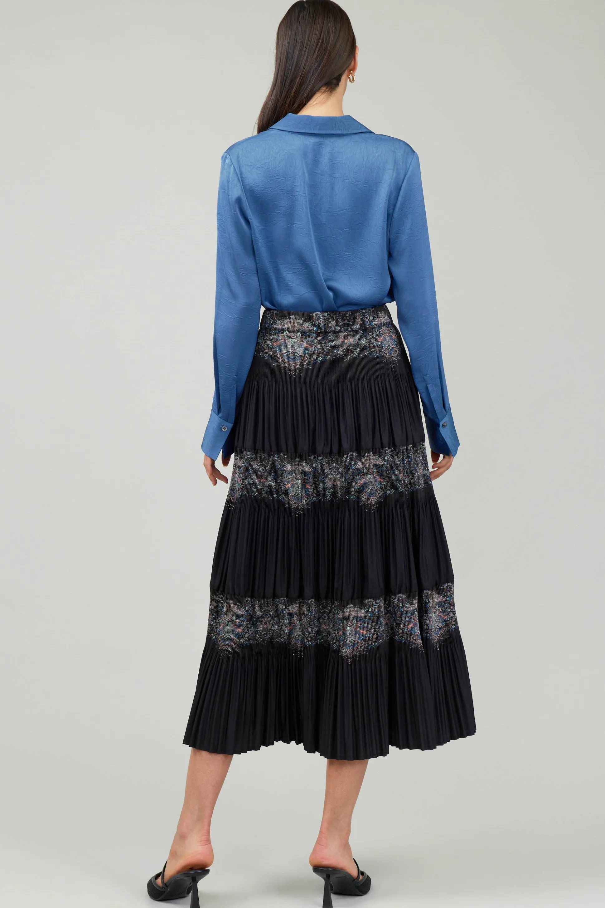 Ornate Motif Midi Skirt<Current Air Discount