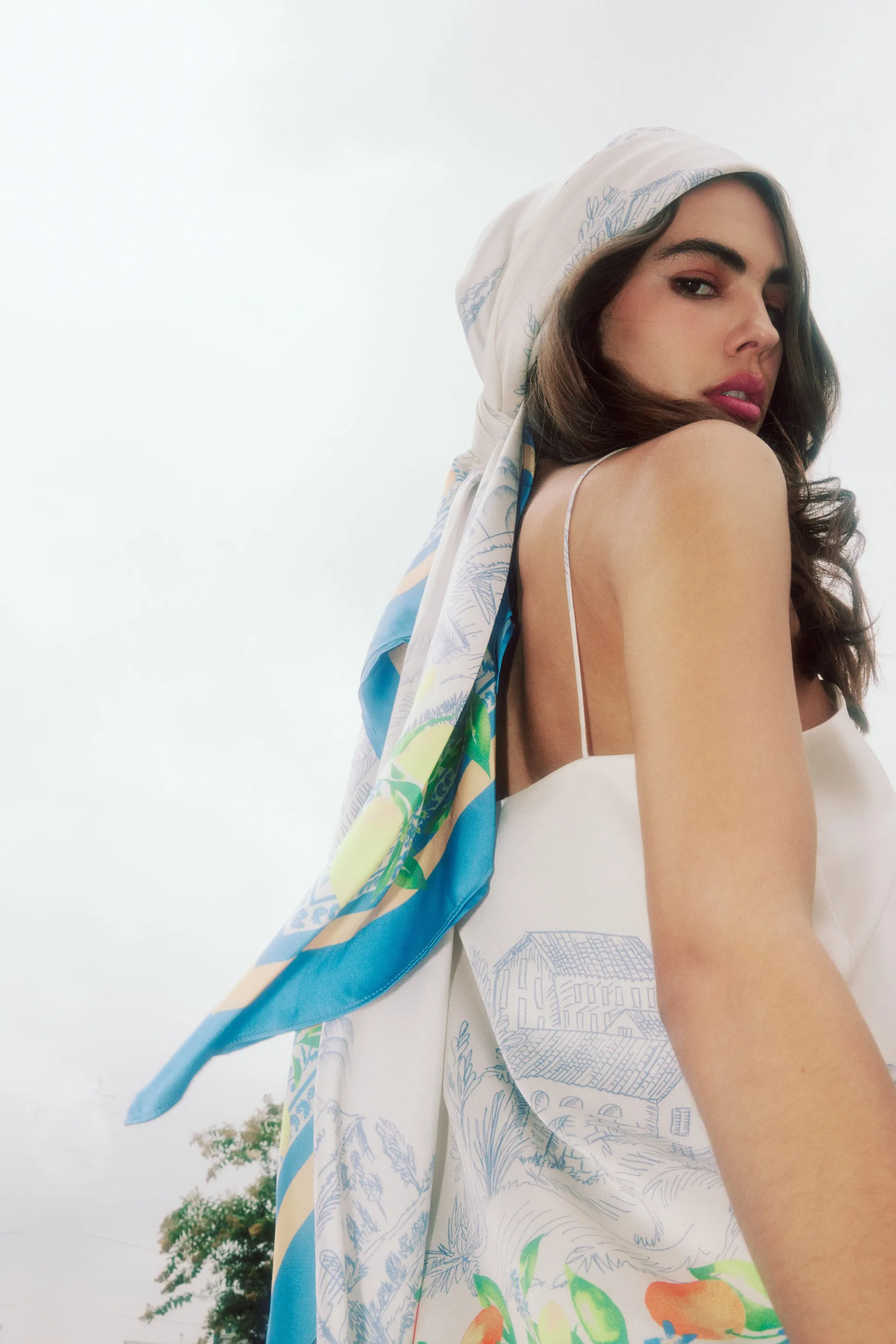 Recycled Signature Print Scarf<Current Air Sale