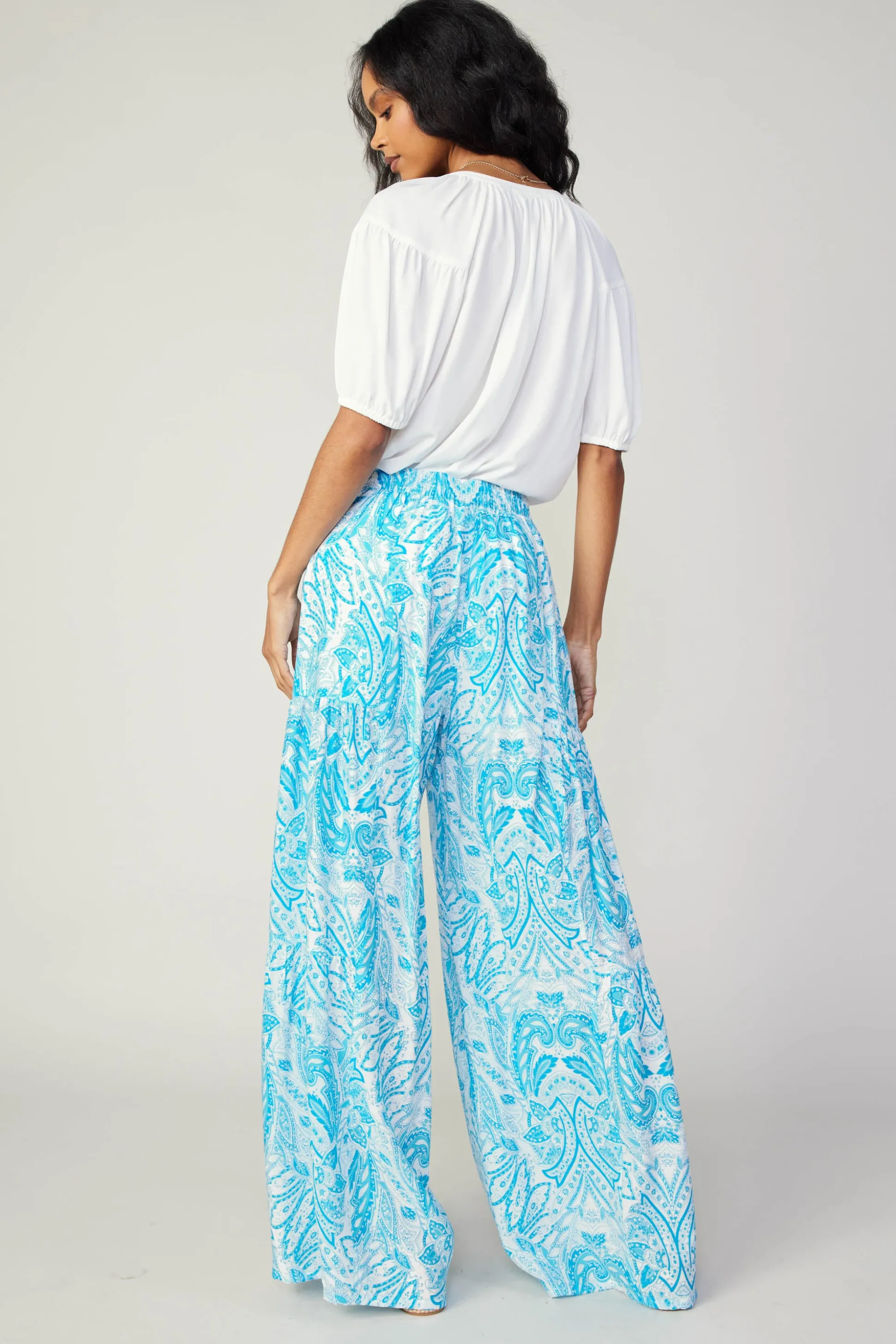 Tiered Wide Leg Pants<Current Air Fashion