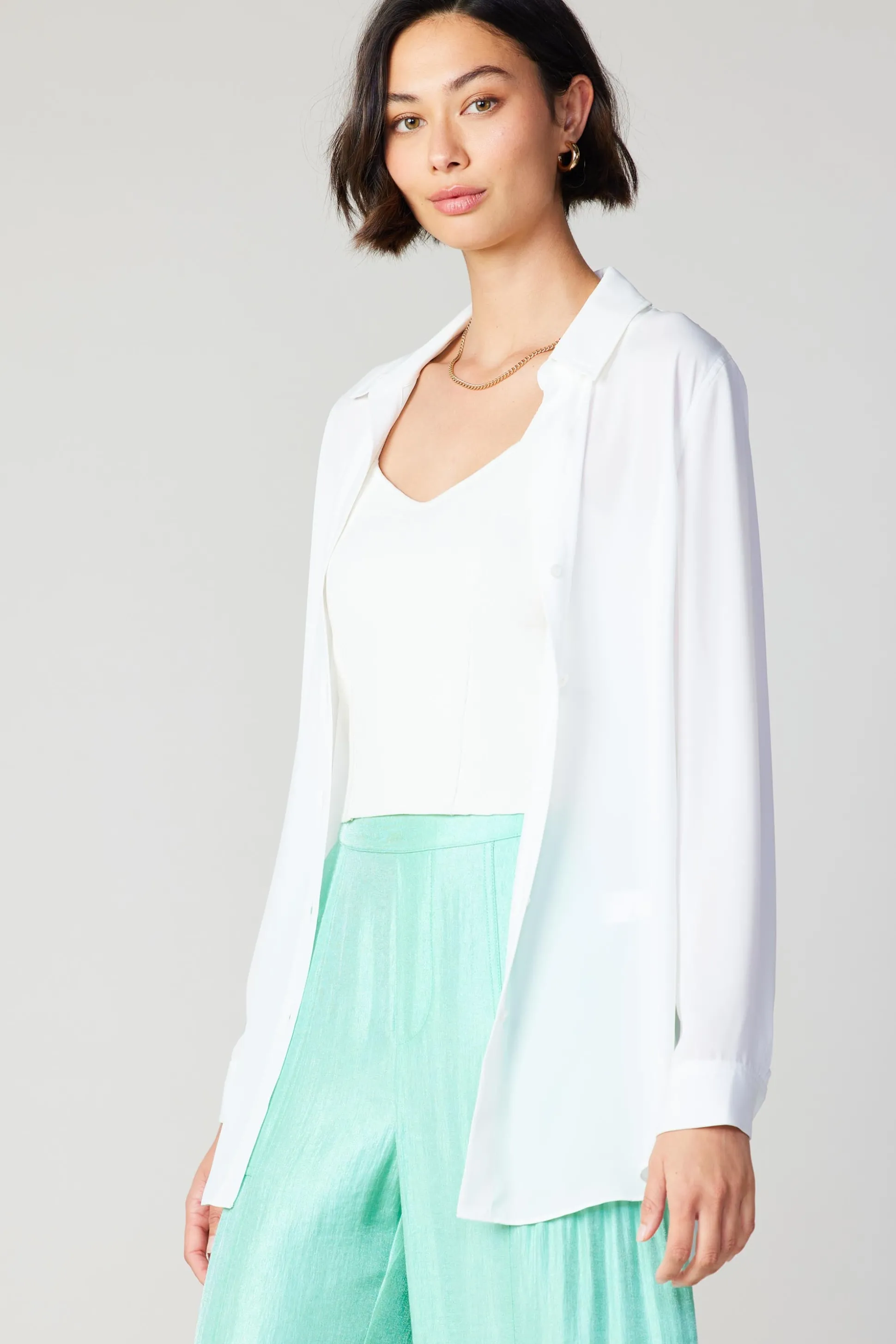 Collared Buttondown Shirt<Current Air Sale