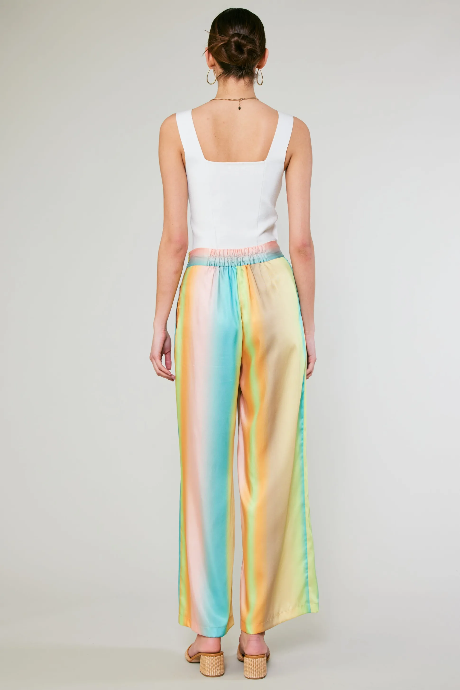 Prismatic Gradient Wide Leg Pants<Current Air Sale