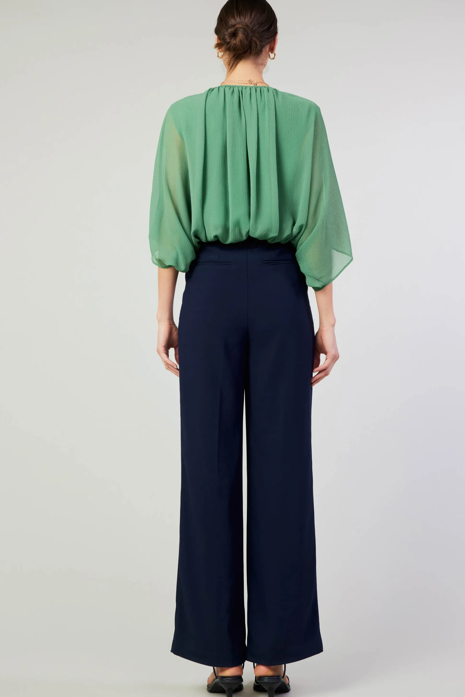Alessia Dolman Sleeved Blouse<Current Air Best