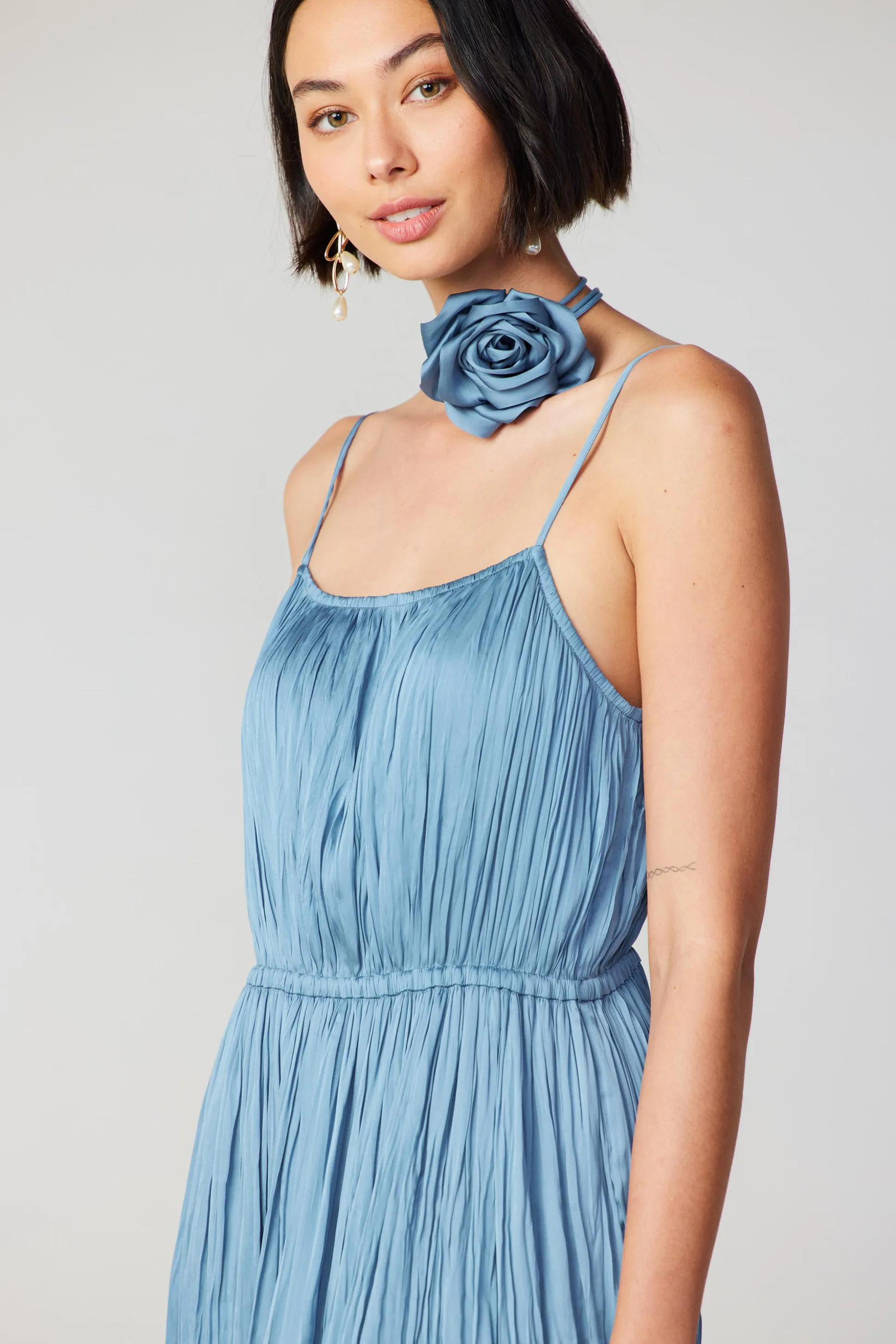 Rose Applique Cami Dress<Current Air Outlet