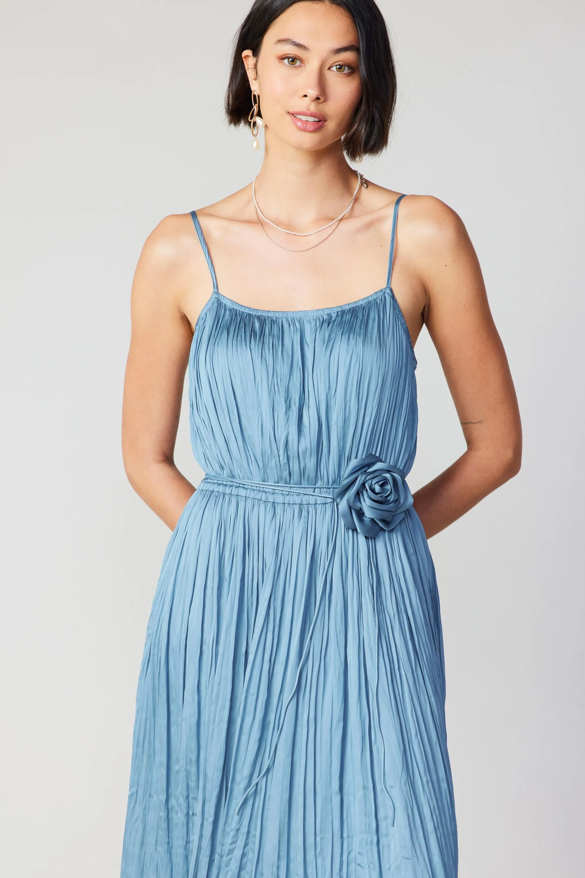 Rose Applique Cami Dress<Current Air Outlet