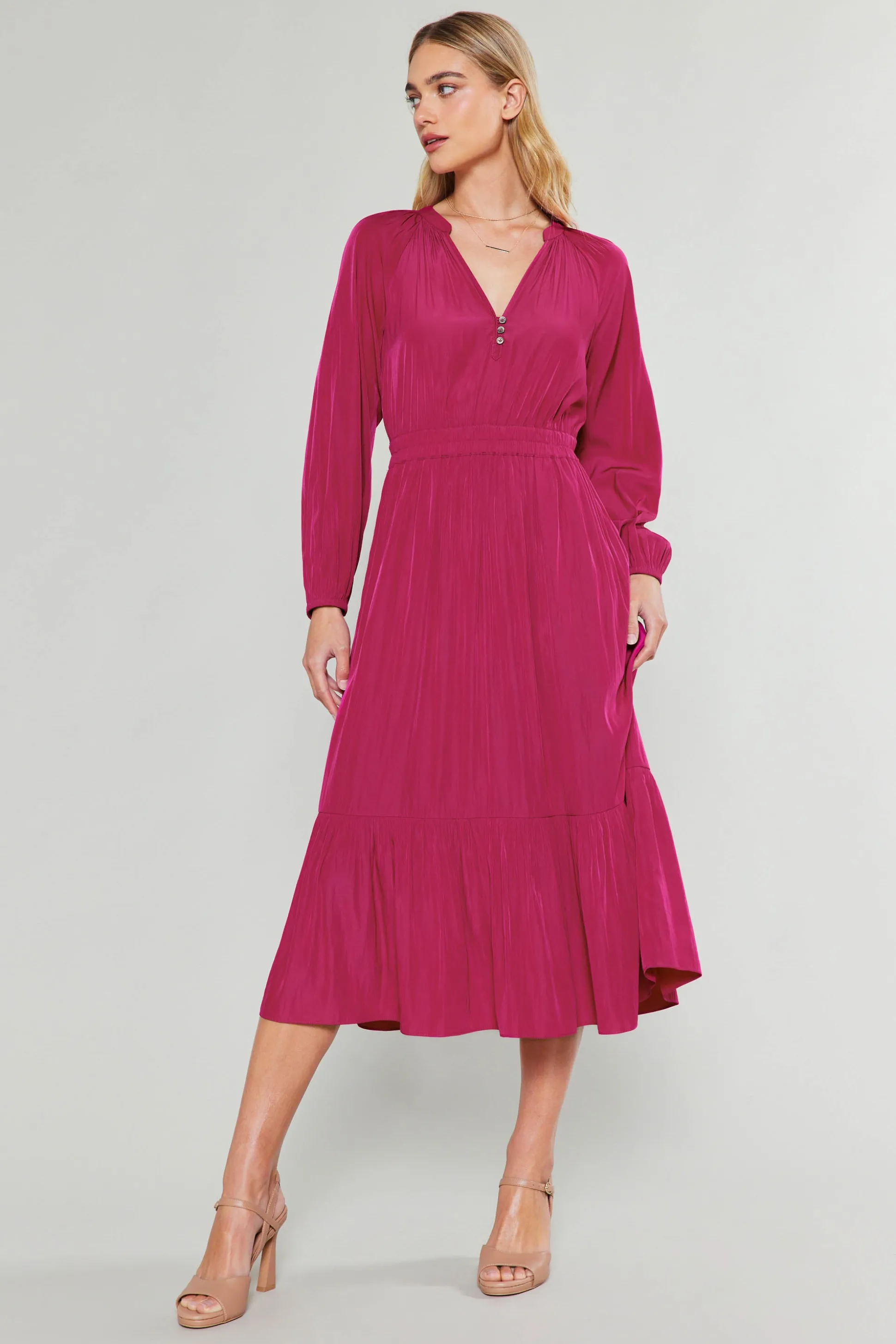 Belle Midi Dress<Current Air New