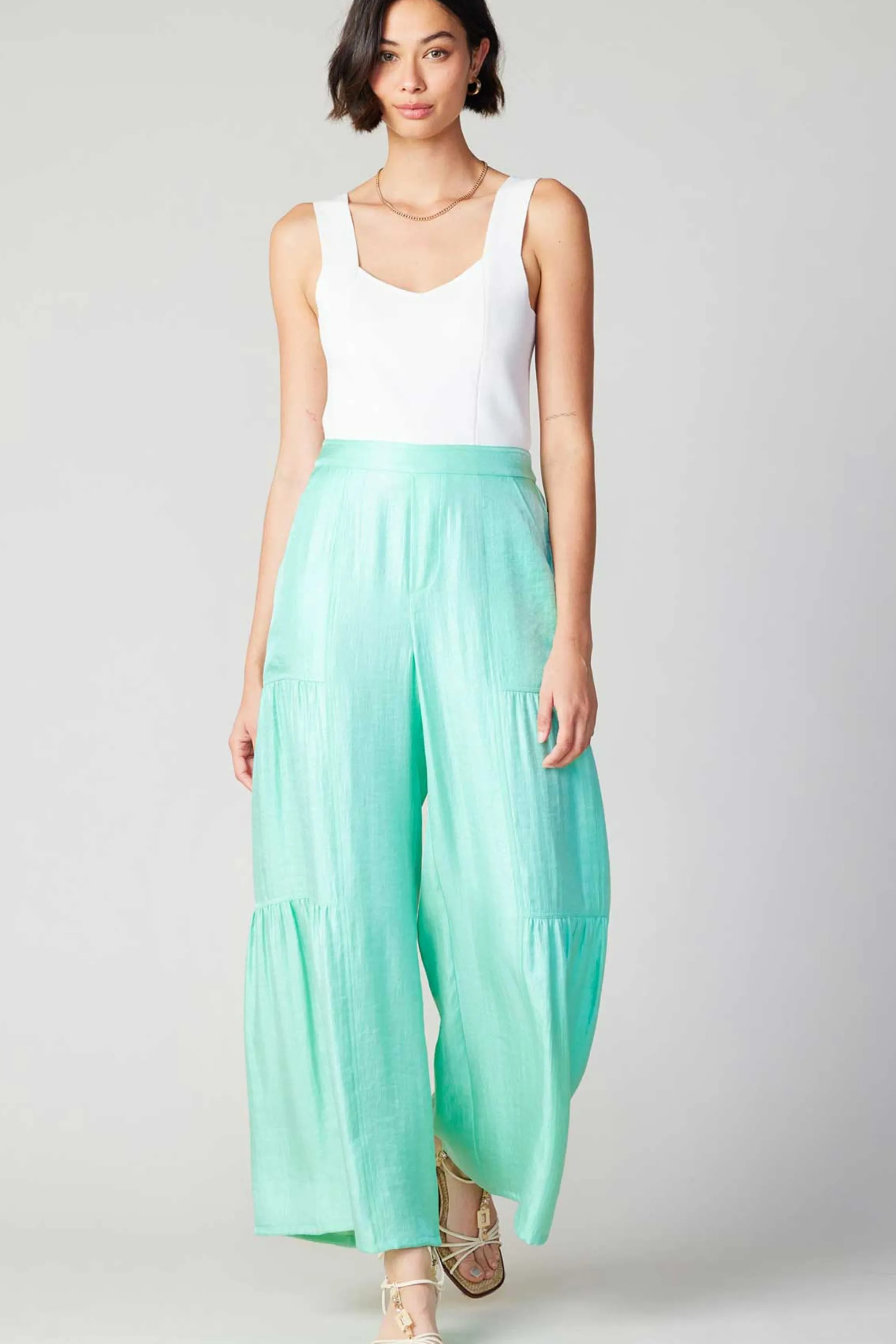 Pastel Wide Leg Pants<Current Air Hot