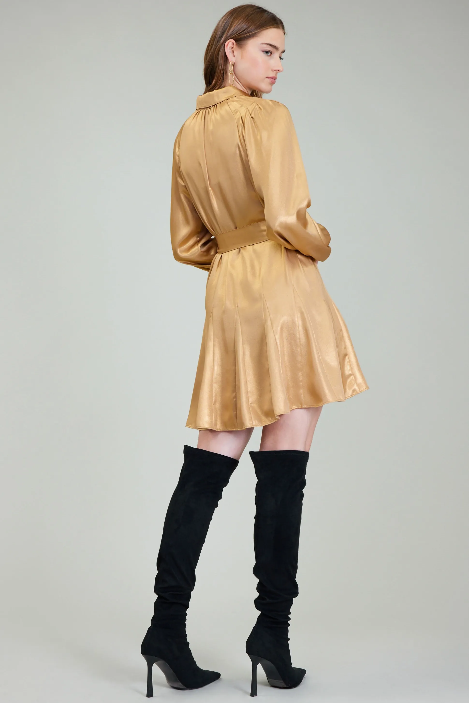 Carmel Metallic Mini Dress<Current Air Outlet