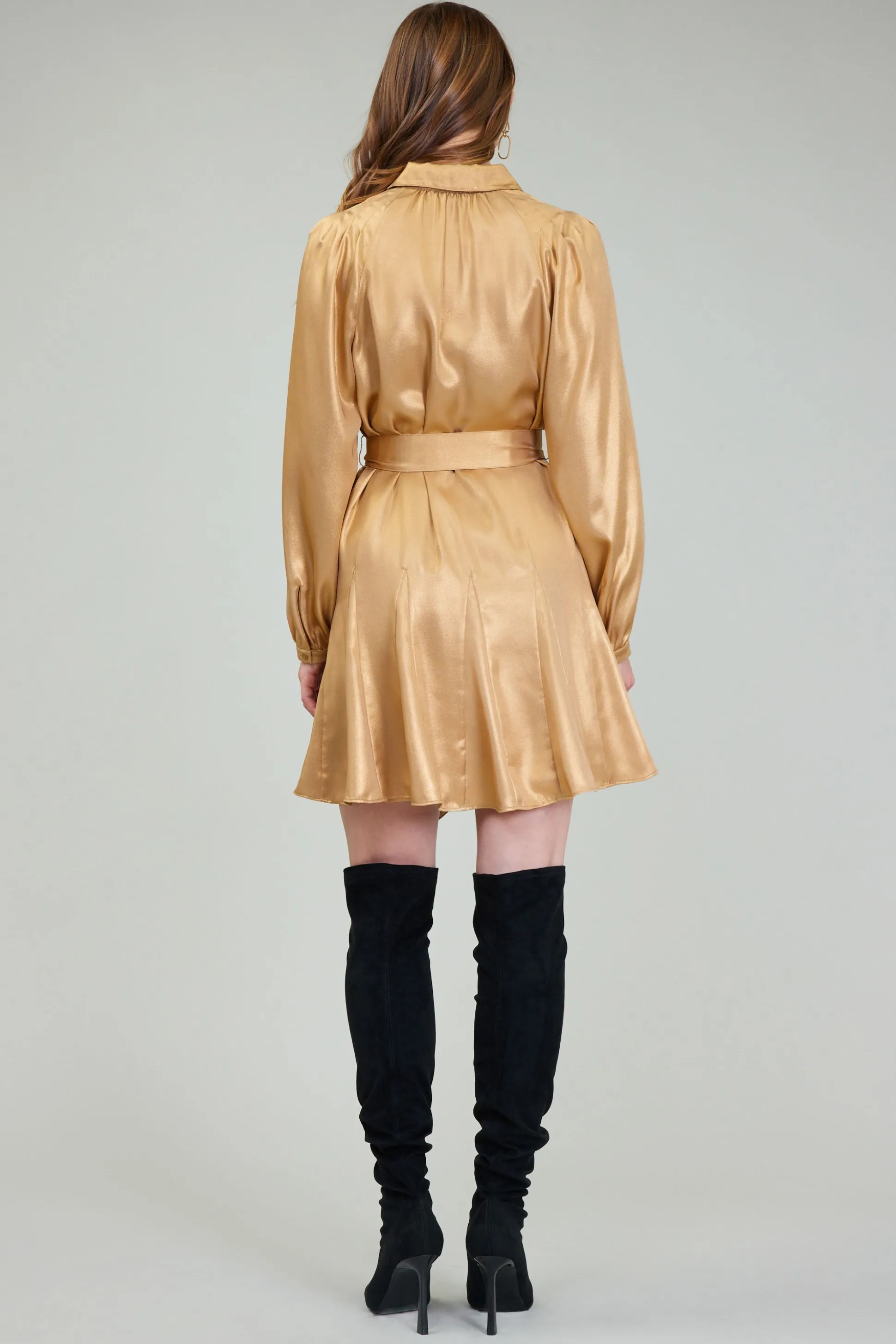 Carmel Metallic Mini Dress<Current Air Outlet