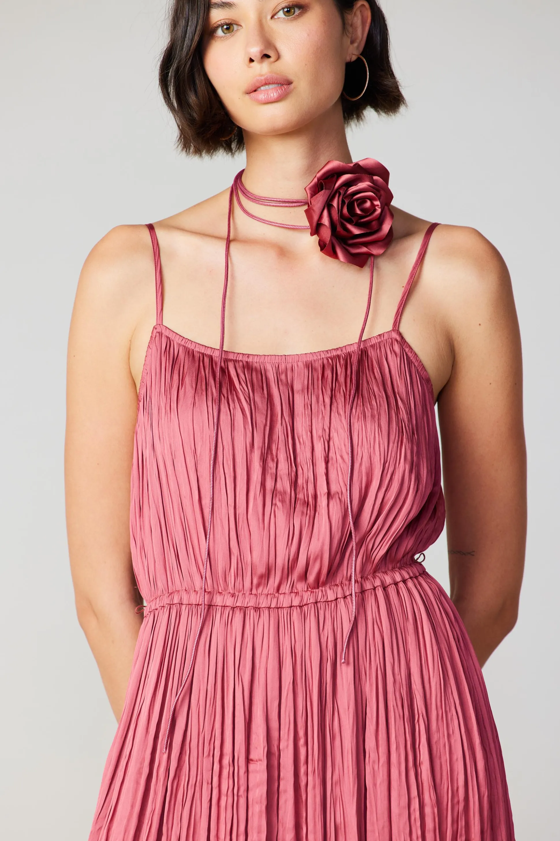 Rose Applique Cami Dress<Current Air Discount