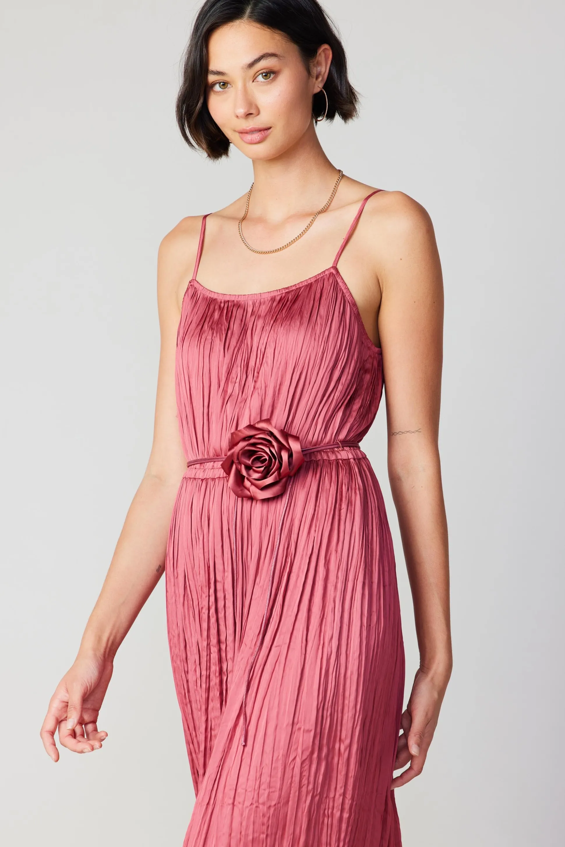 Rose Applique Cami Dress<Current Air Discount