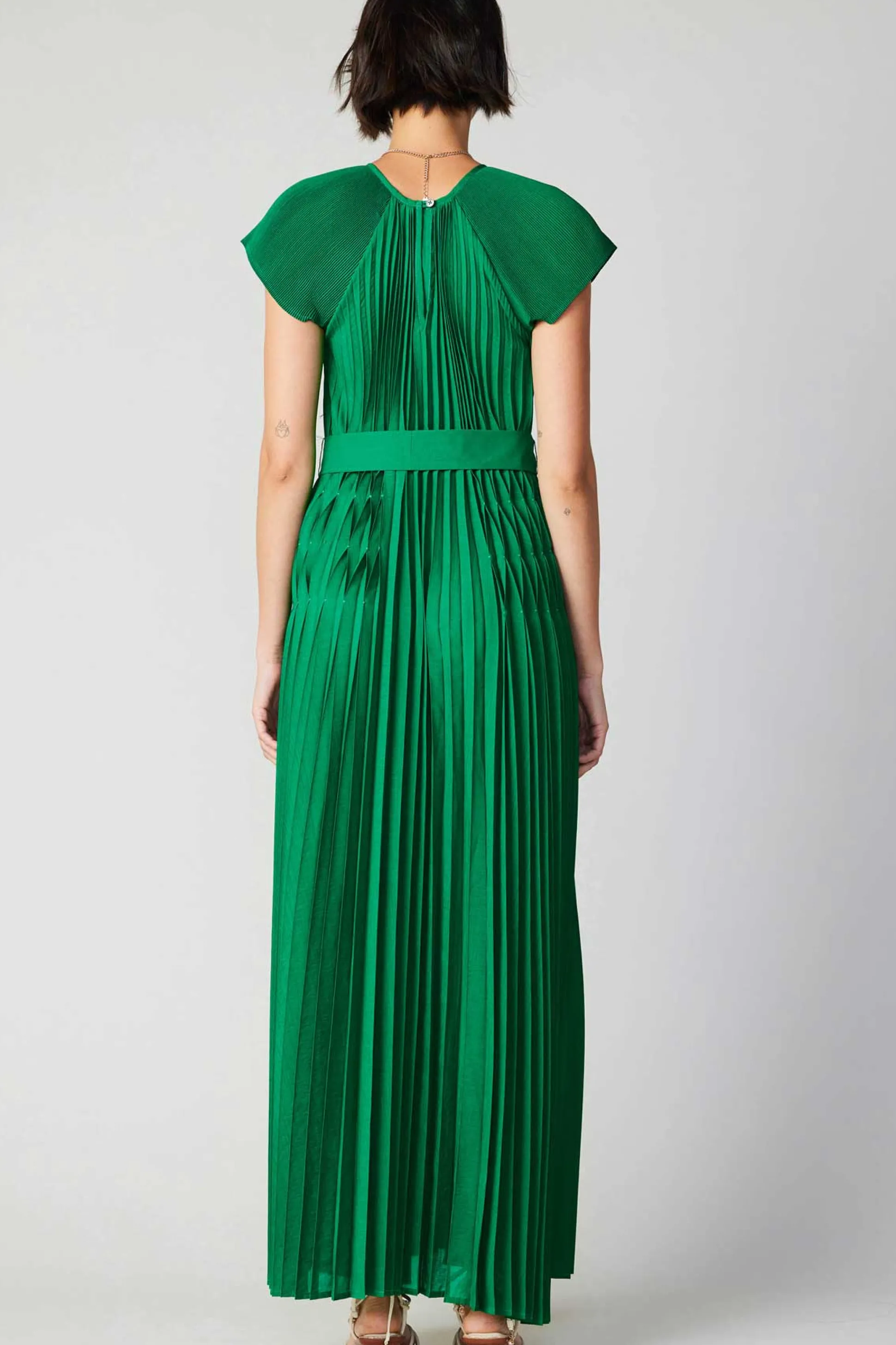 Mona Pleated Maxi Dress<Current Air Outlet