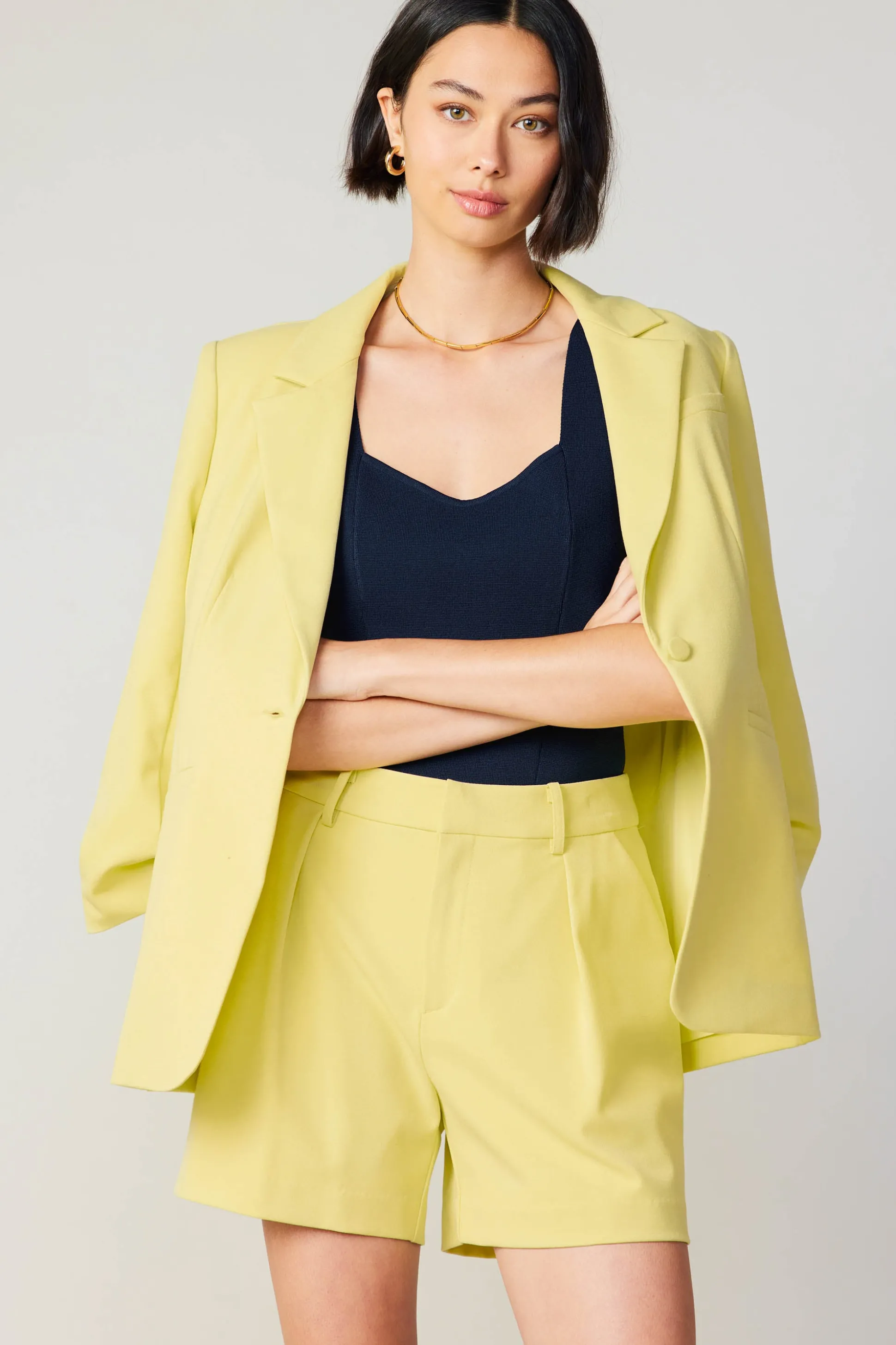Ruched Sleeve Blazer<Current Air Clearance
