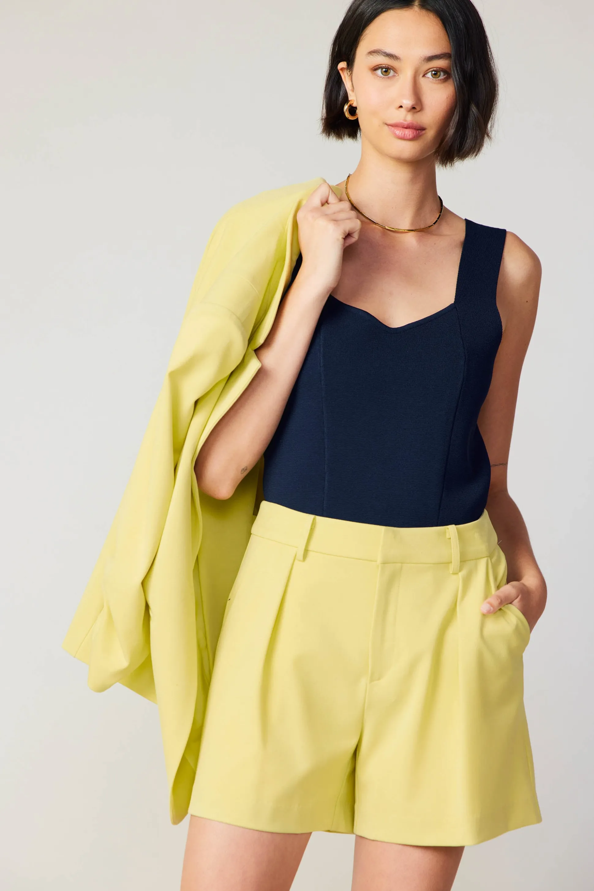 Ruched Sleeve Blazer<Current Air Clearance