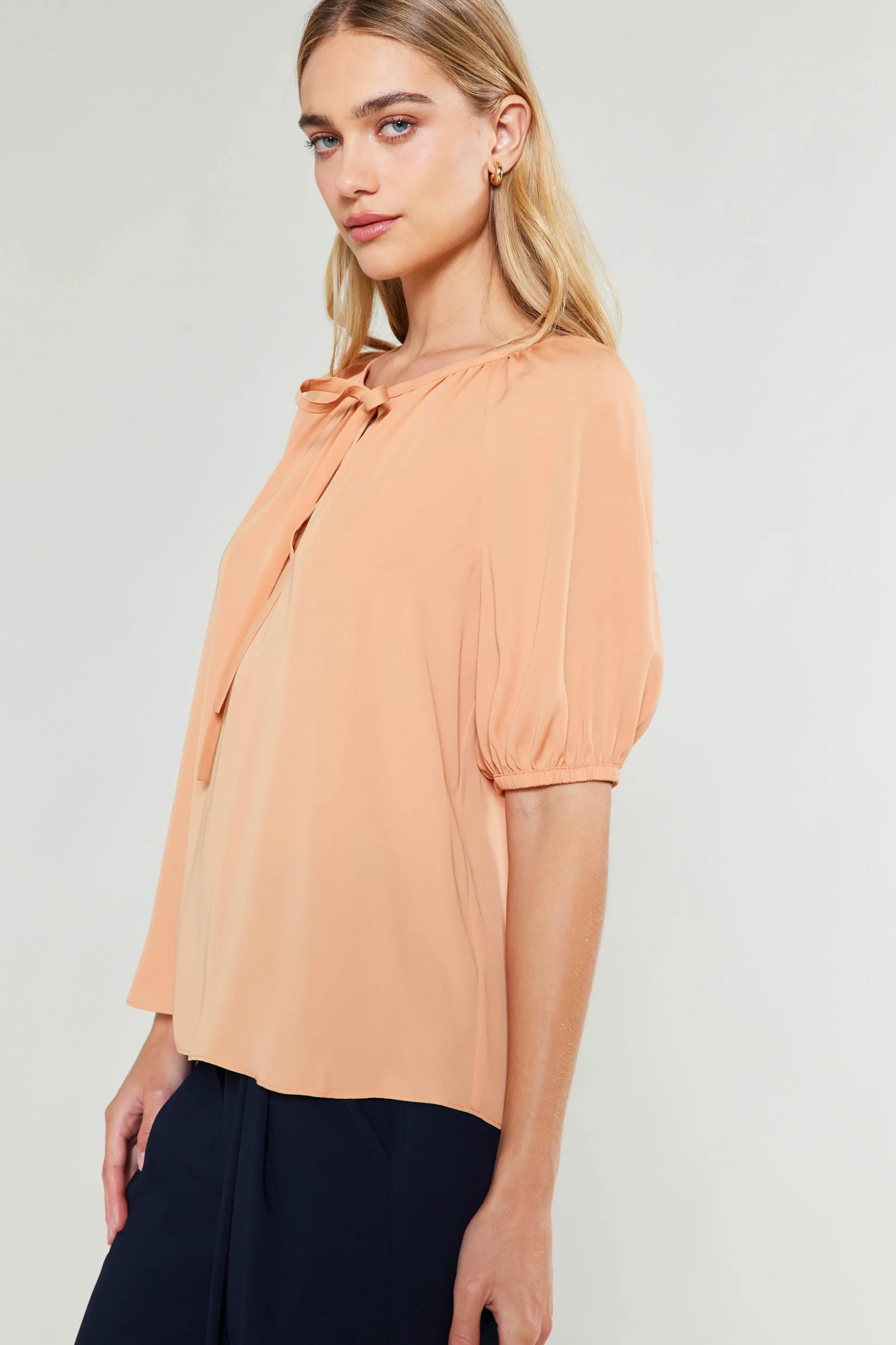 Neck Tie Detailed Blouse<Current Air New