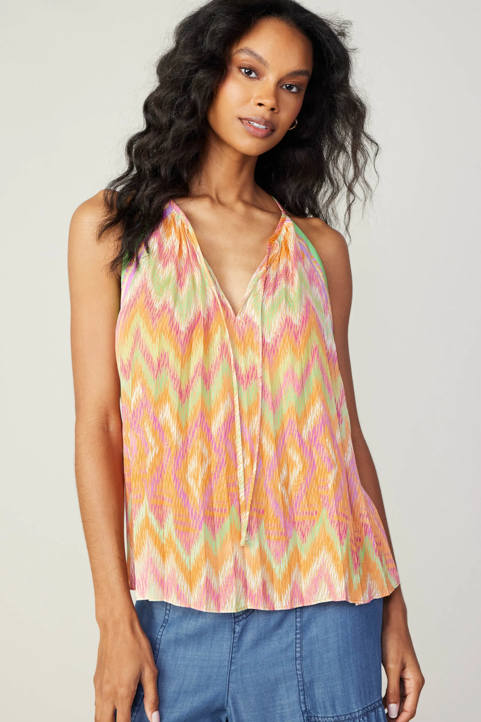 Gradient Chevron Tank<Current Air Discount
