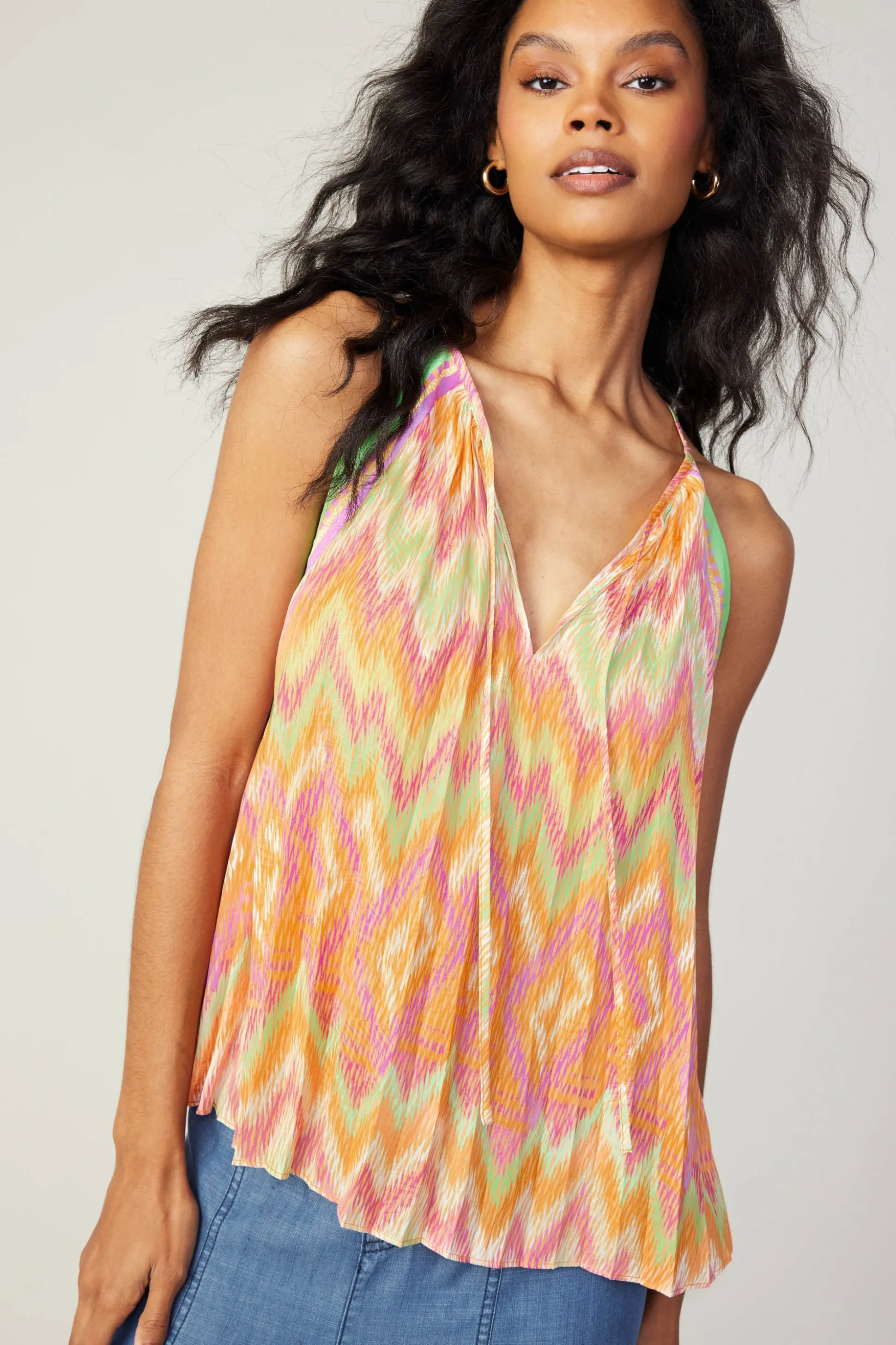 Gradient Chevron Tank<Current Air Discount